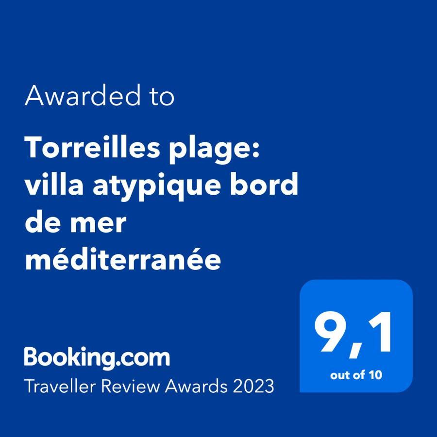 Torreilles Plage: Villa Atypique Bord De Mer Mediterranee Exterior foto